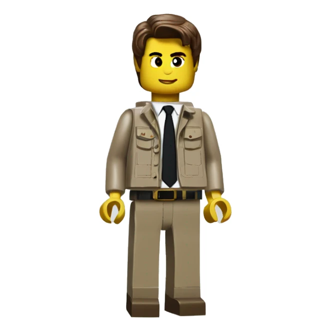 TOM CRUISE lego full body sticker