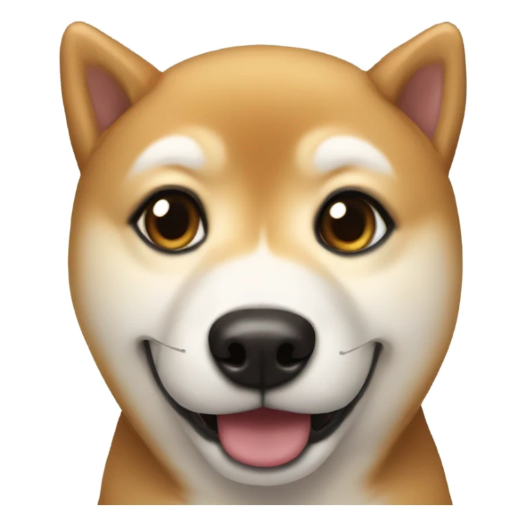 shiba inu looking at viewer sticker
