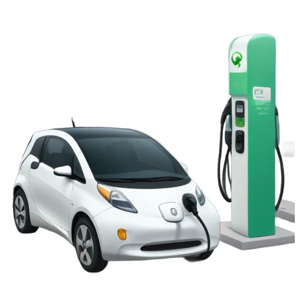 Electric car and charging station  sticker