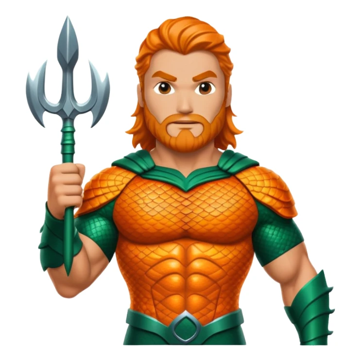 classic Aquaman superhero sticker
