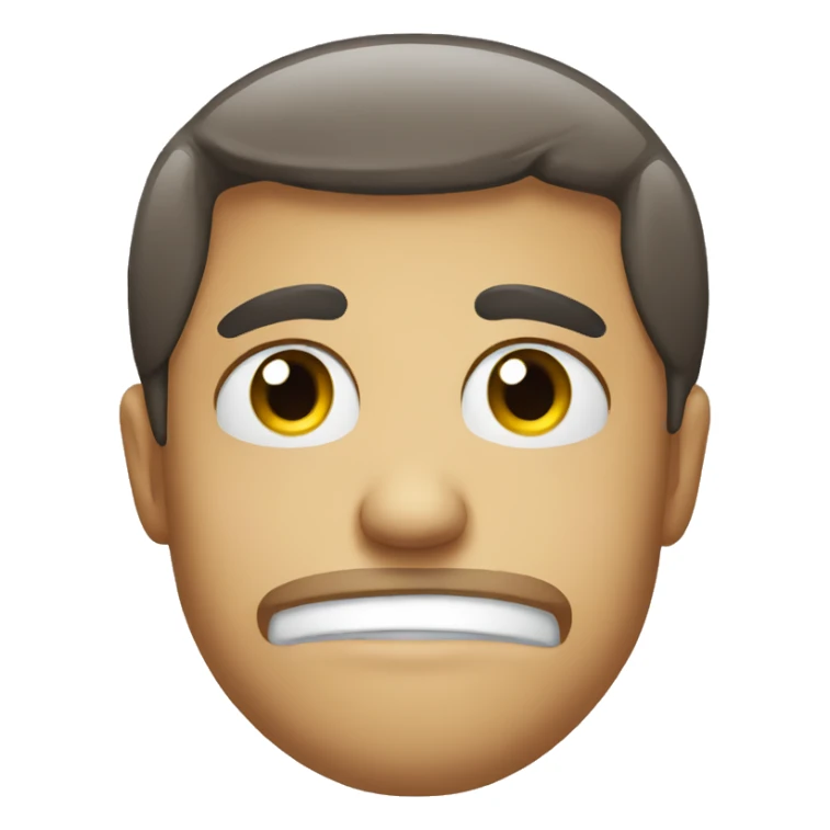 smile sad emoji sticker