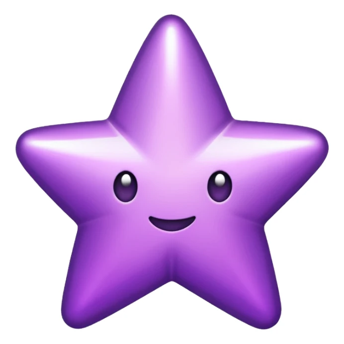 purple star icon sticker
