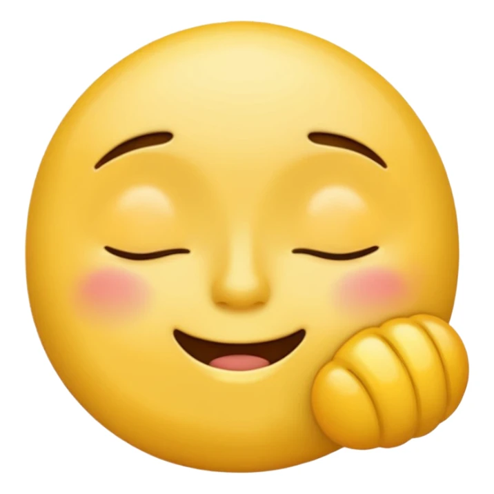 Sleeping drooling emoji sticker