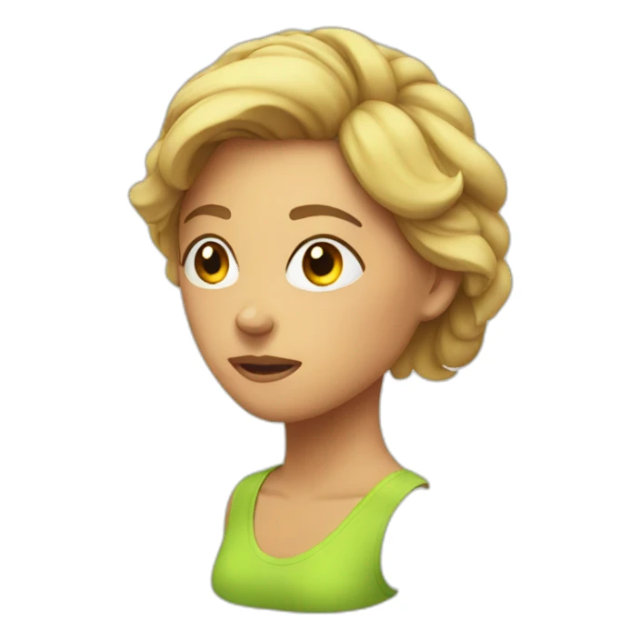 woman sweating sticker