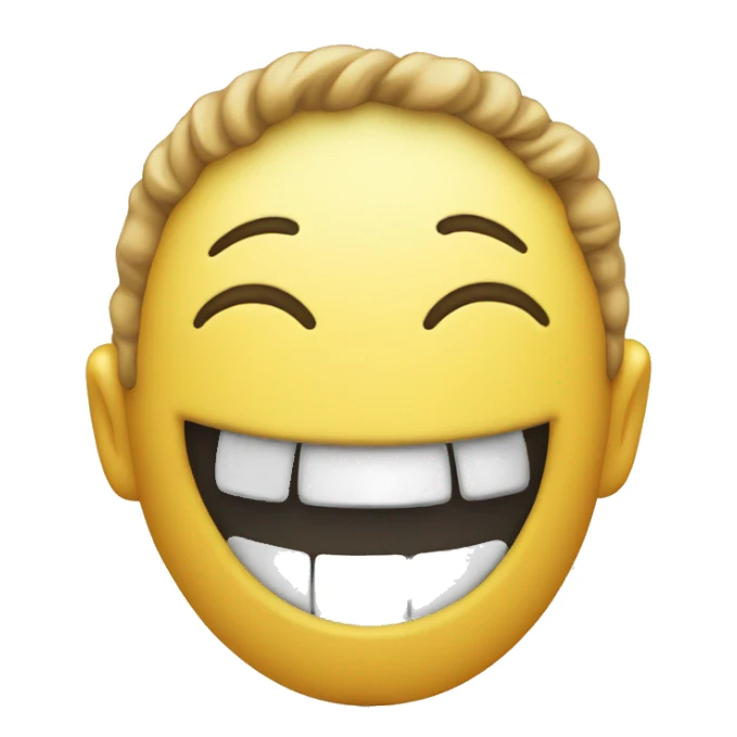 smile face sick sticker