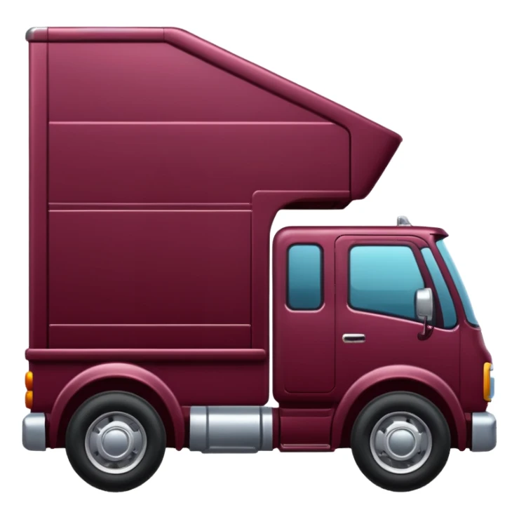 burgundy truck sticker