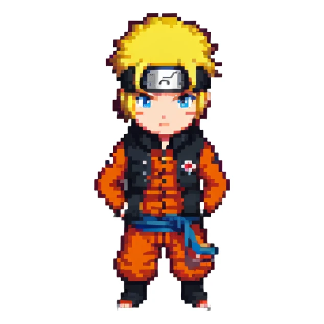 Naruto character sticker