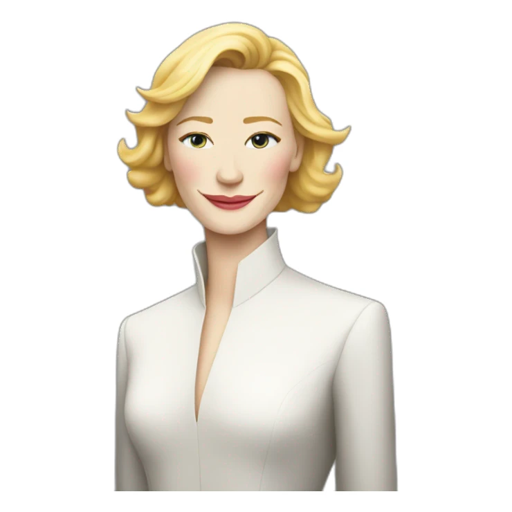 Cate blanchett with lgbt flag sticker