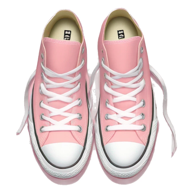 Light pink converse chucks sticker