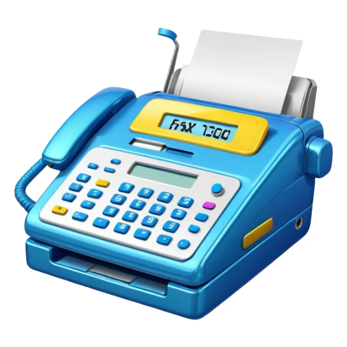 jeff koons style spam meat fax machine sticker