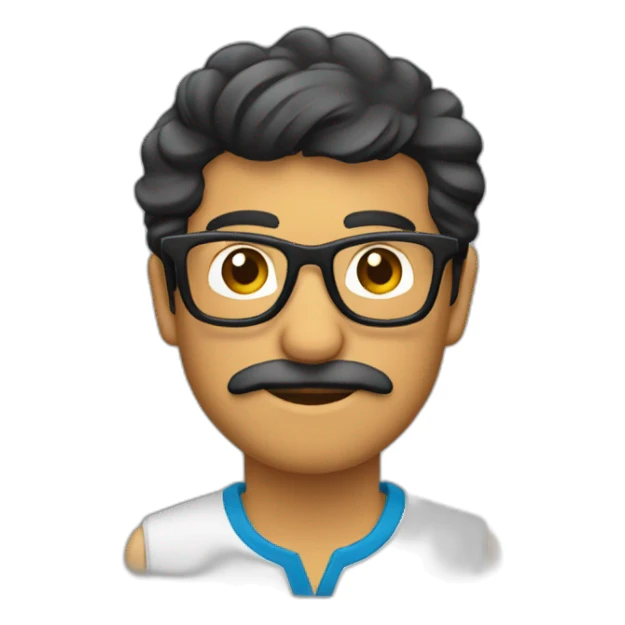 Ecuatoriano,gafas y barba sticker