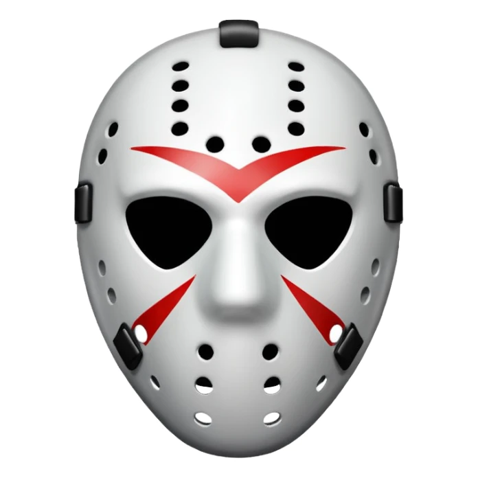 hockey mask sticker