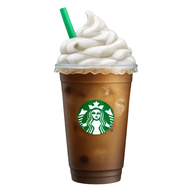 Iced Starbucks coffe sticker