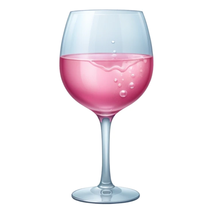 🍷alter emoji into pink drink  sticker