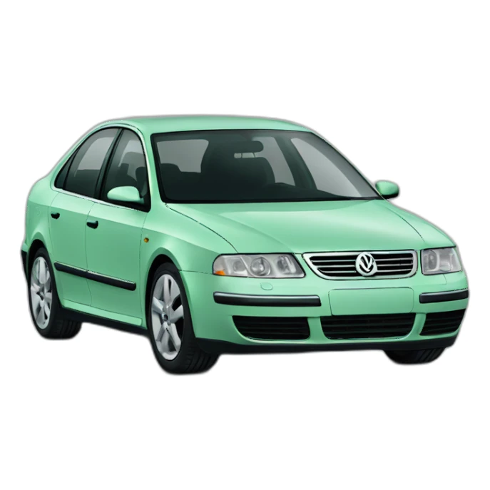 passat b5 mint sticker