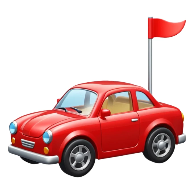 Toy car sticker
