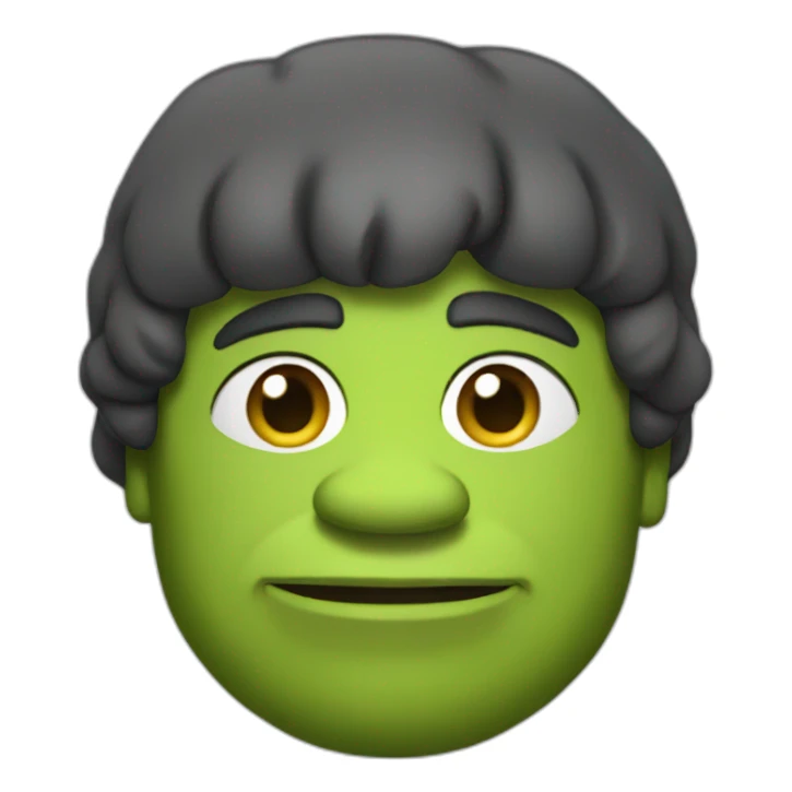 big masculine shrek sticker