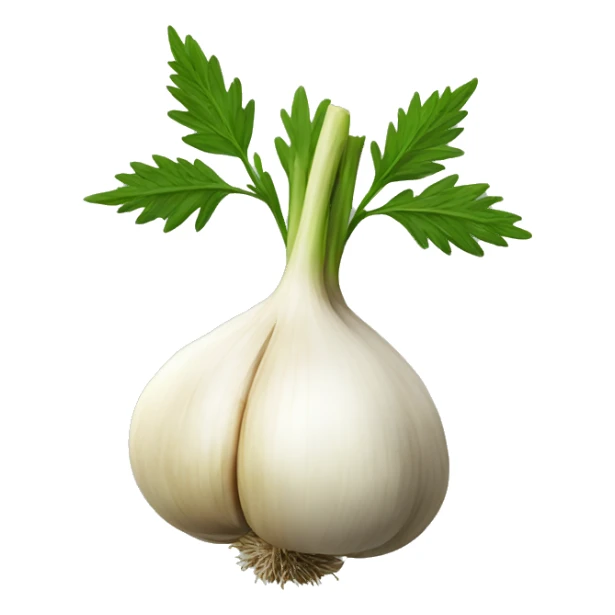 garlic and mugwort sticker