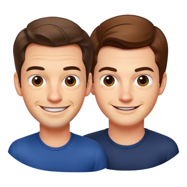 TOBY MAGUIRE AND ANDREW GARFIELD sticker