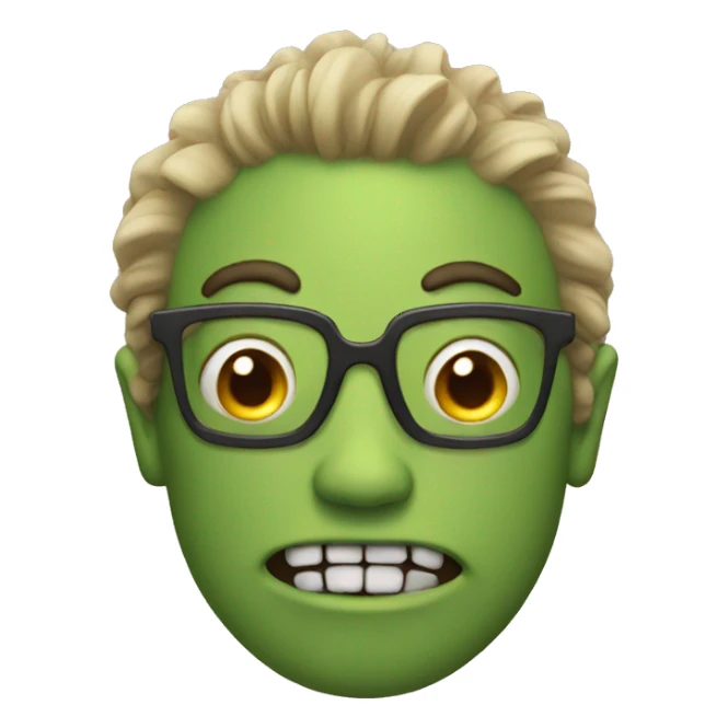 monster dating man sticker