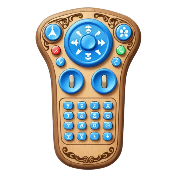 Wizard's remote control sticker