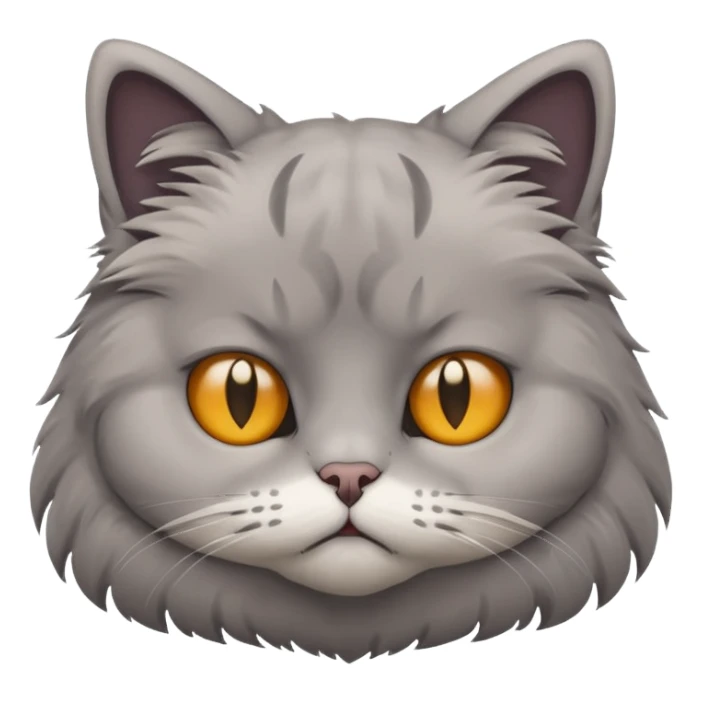 Sad cat sticker