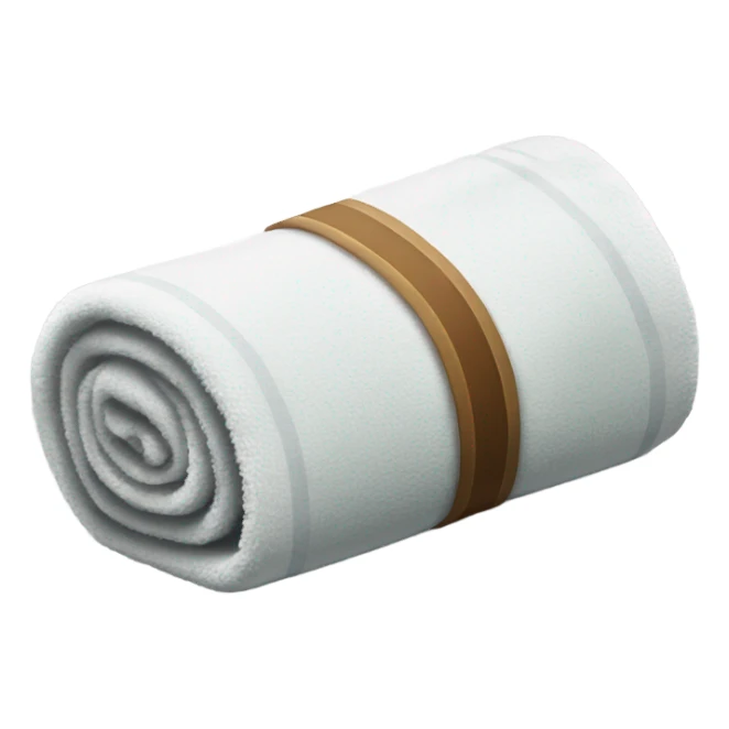 Towel rolled up sticker