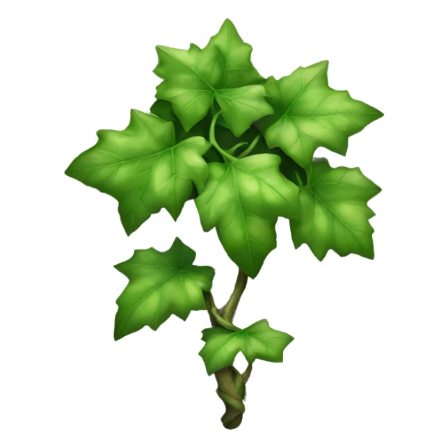 Ivy growing over a stone  sticker