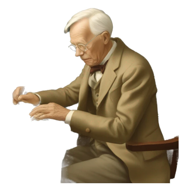 William Addison Dwiggins diciendo algo sticker
