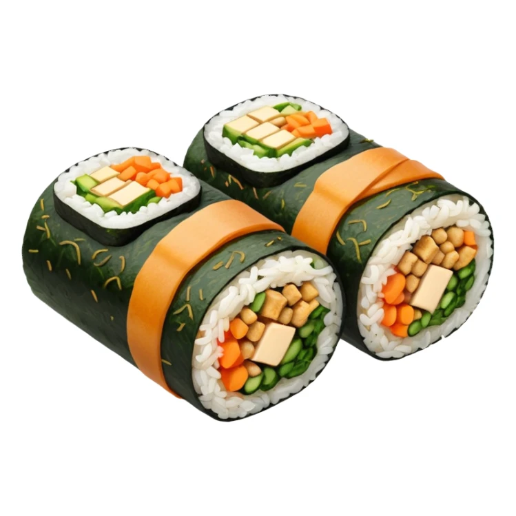 tofu kimbap roll sticker