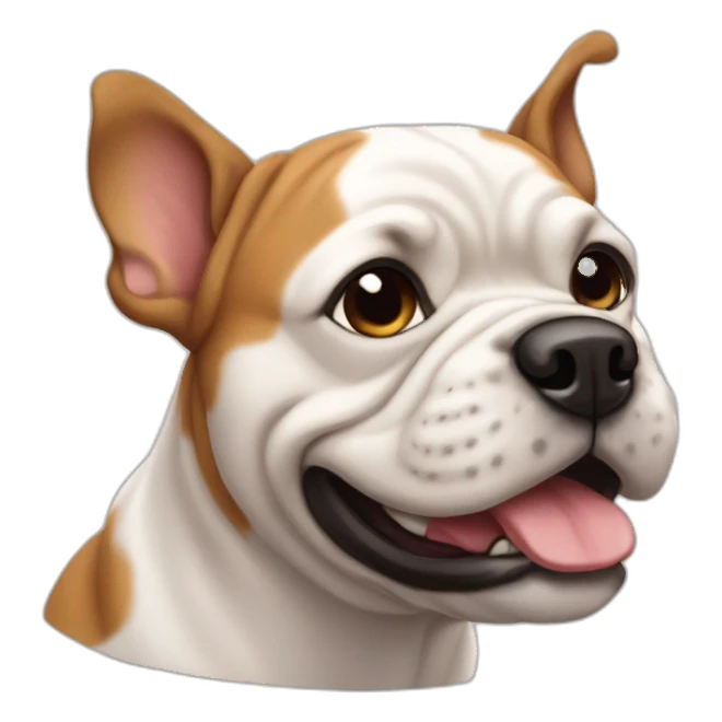 franch buldog sticker