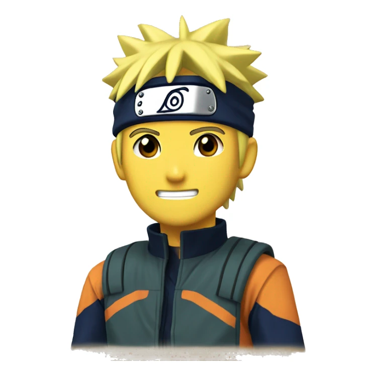 naruto and kuramna sticker