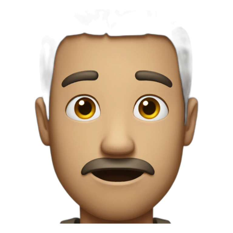 Very confused guy sticker