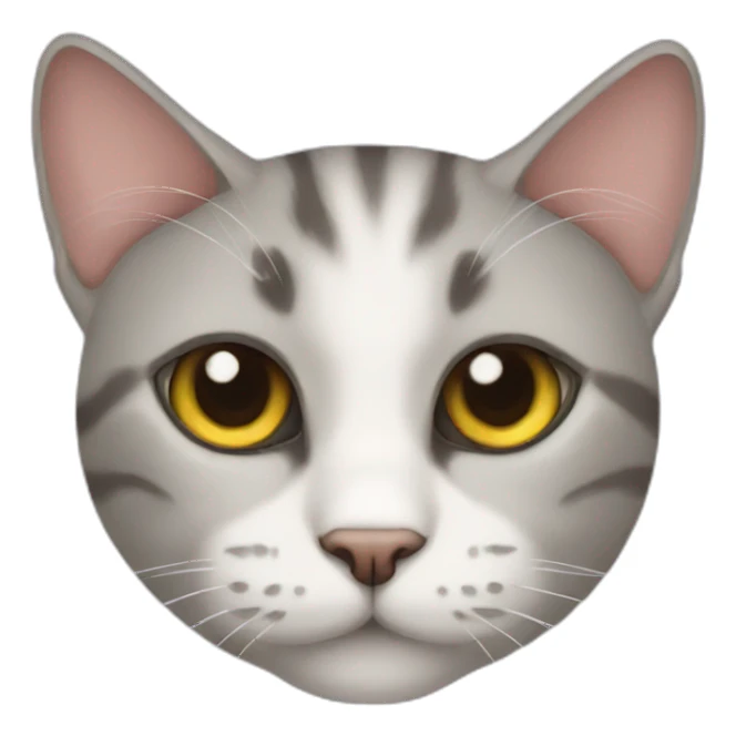 one-eyed cat sticker