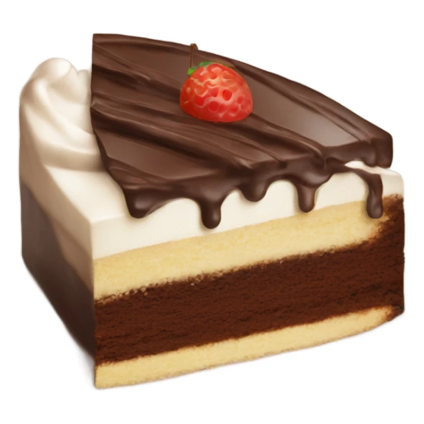 A slice of Chocolate cake sticker