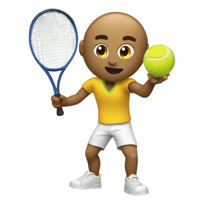 Me playing tennis sticker