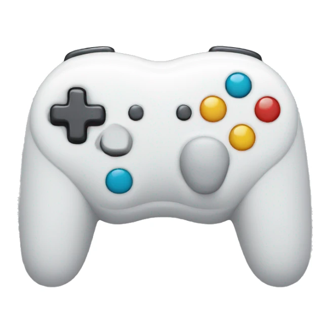 gamepad with tooth and smile sticker
