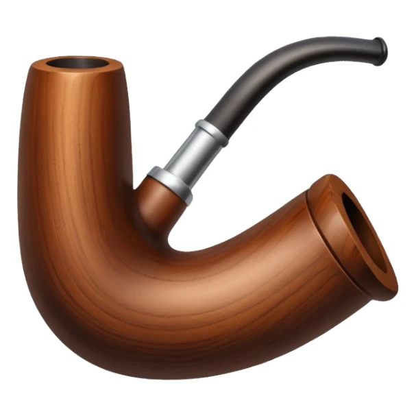 pipe en bois de magritte sticker