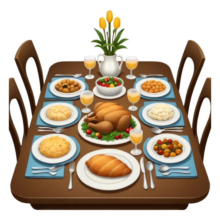 family dinner table sticker