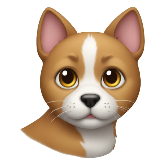 dog cat hybrid sticker