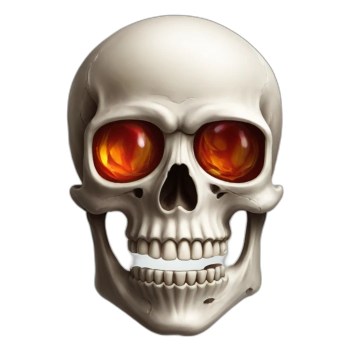 Trippy Skull drink beer Budweiser sticker