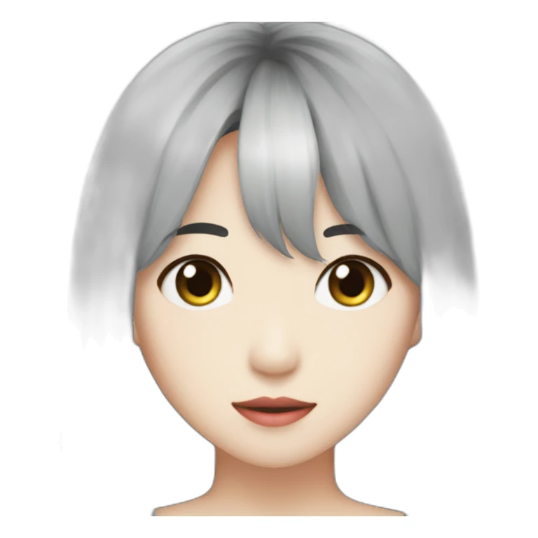 Moonbyul-black-hair sticker