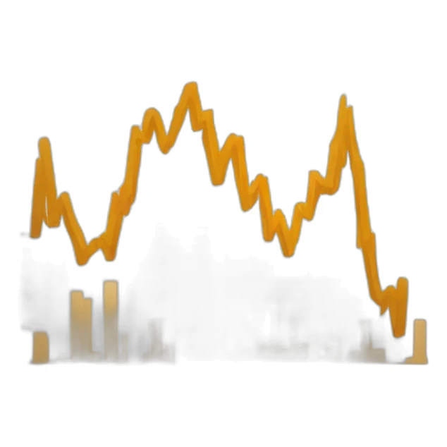stock market chart-rising sticker