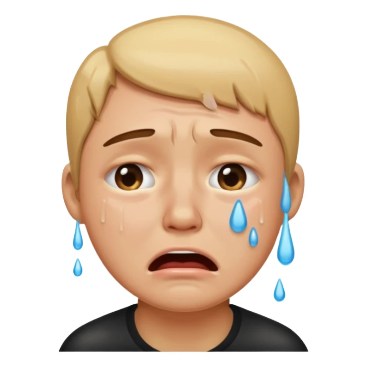 tears through cringe  sticker