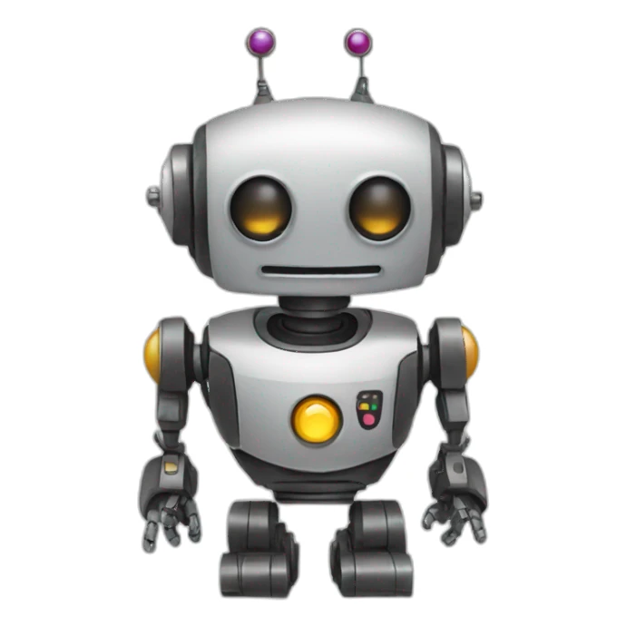happy birthday robot  sticker