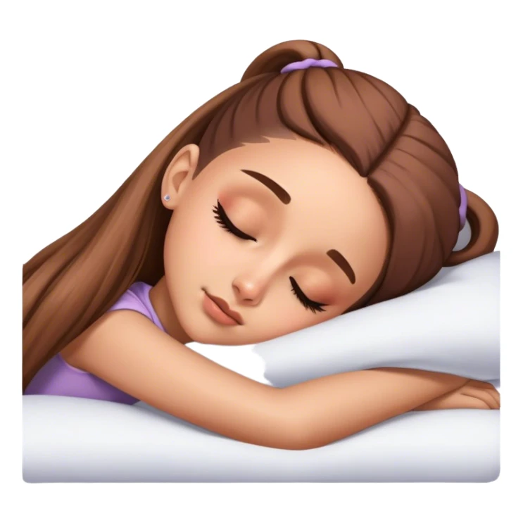 Ariana Grande sleeping sticker