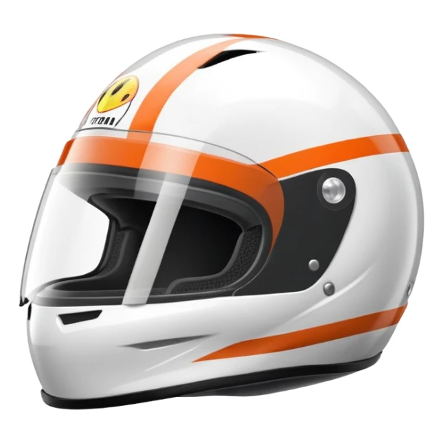 racing driver helmet sticker
