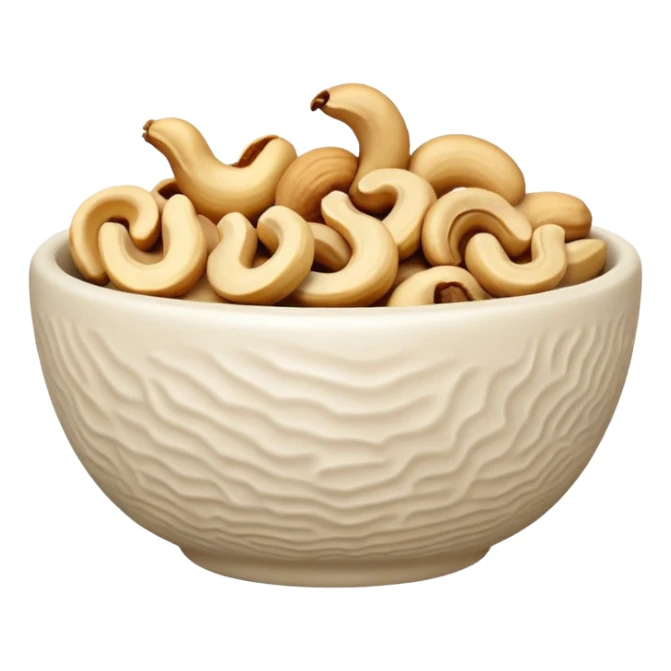 cashew in bowl sticker
