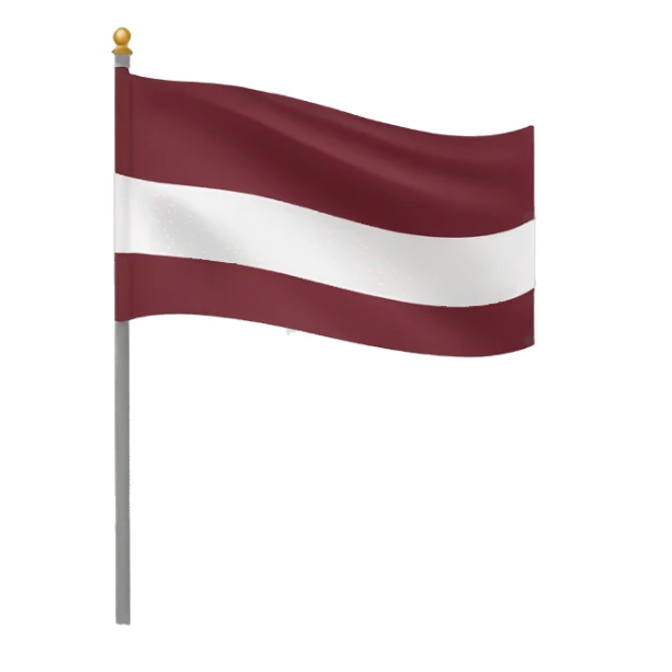 Latvian flag with muslim  sticker