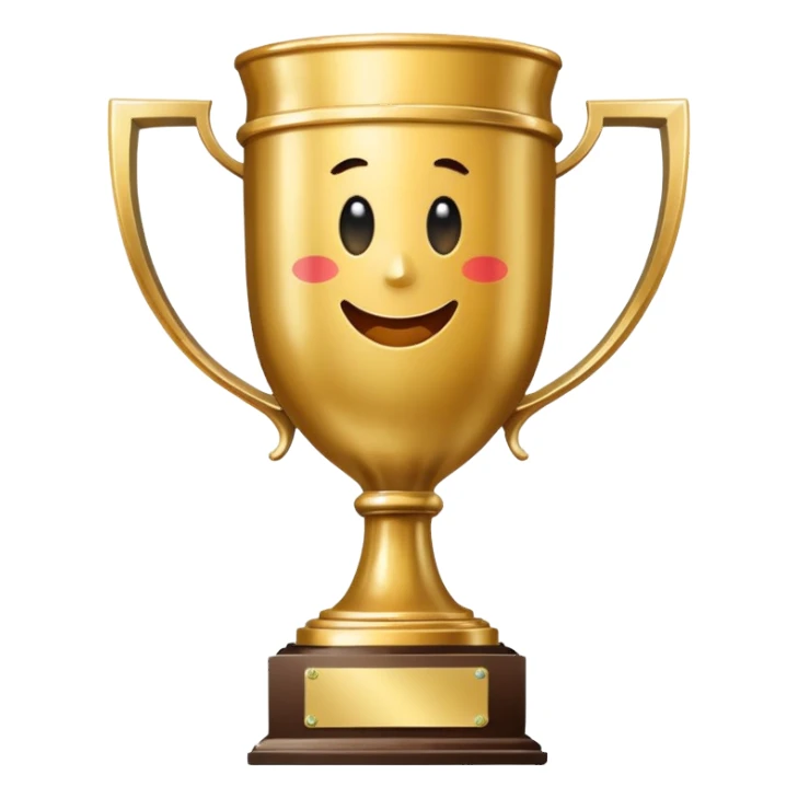 A trophy for Croatian championship sticker